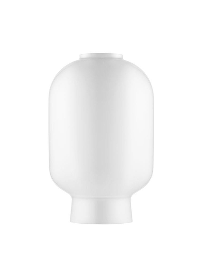Erstatningsglas til Amp bordlampe, Hvid
